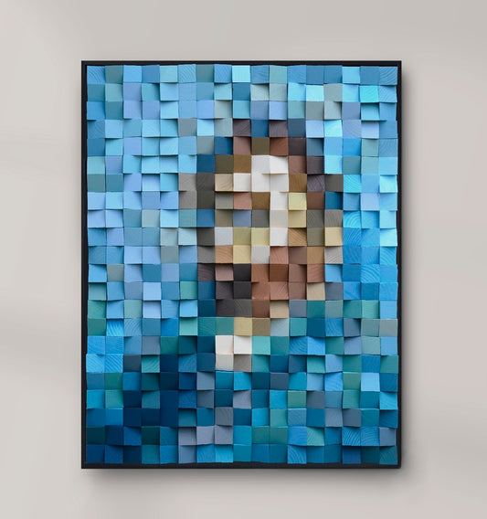 Wood Art Van Gogh Autoportrait