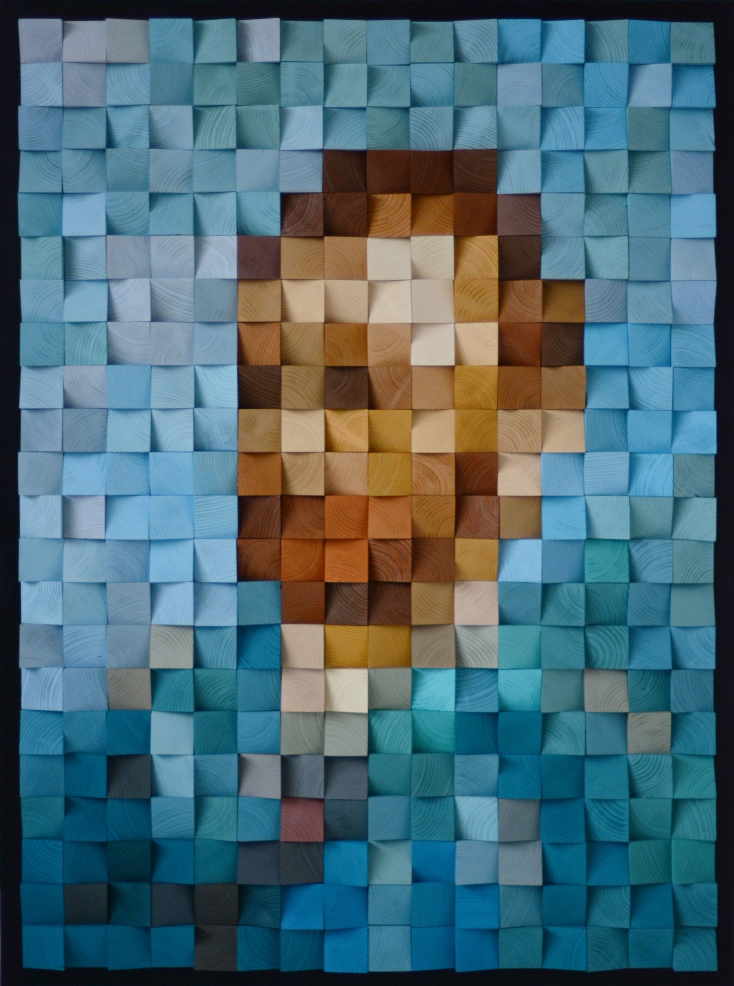 Wood Art Van Gogh Autoportrait
