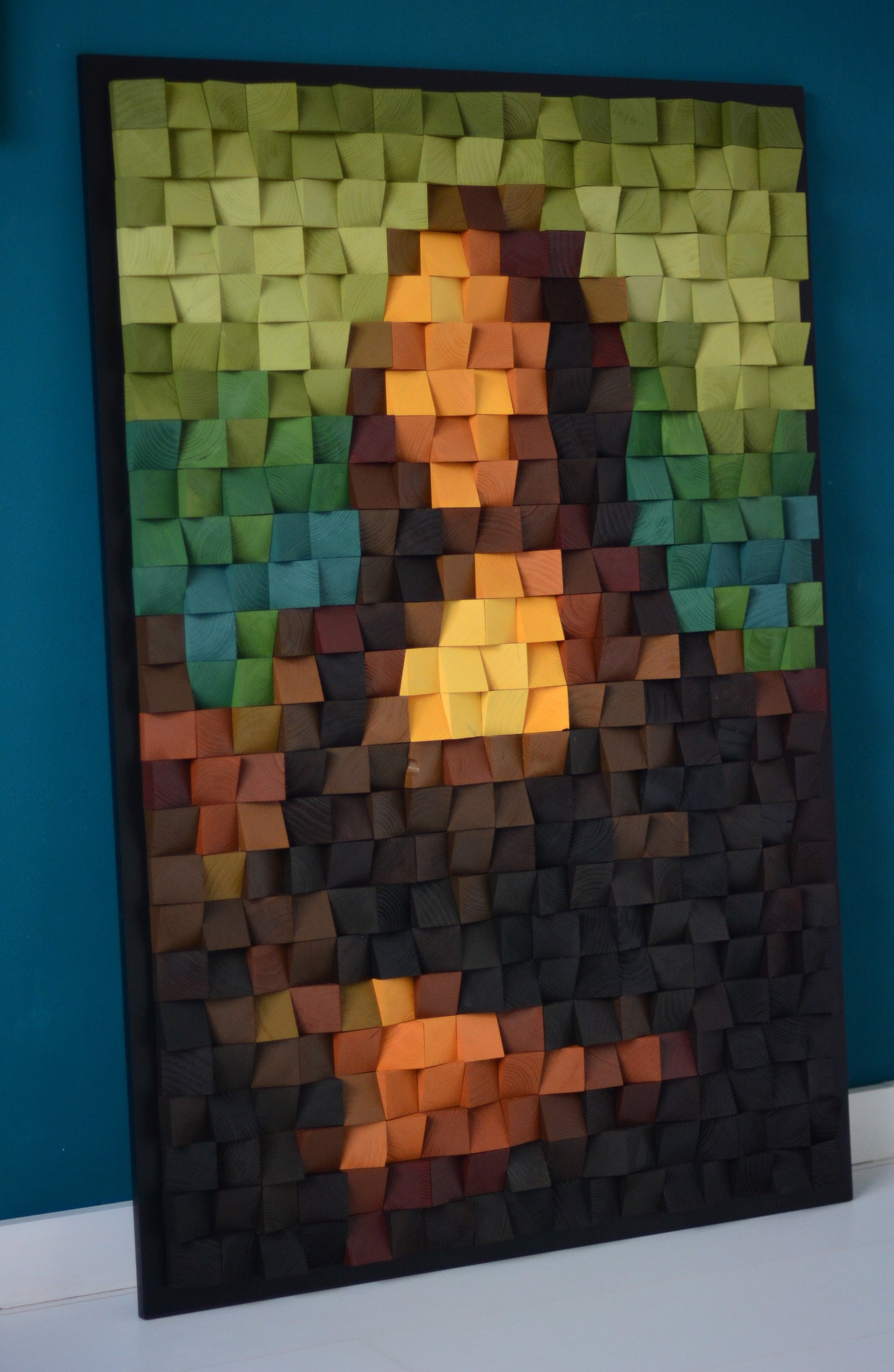 Wooden Art "Mona Lisa"