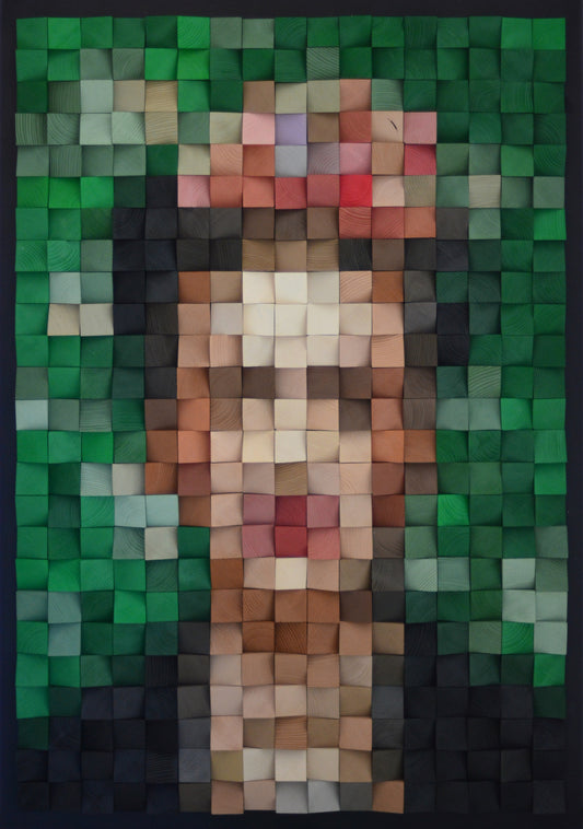 Wooden Art "Frida Kahlo's portrait"