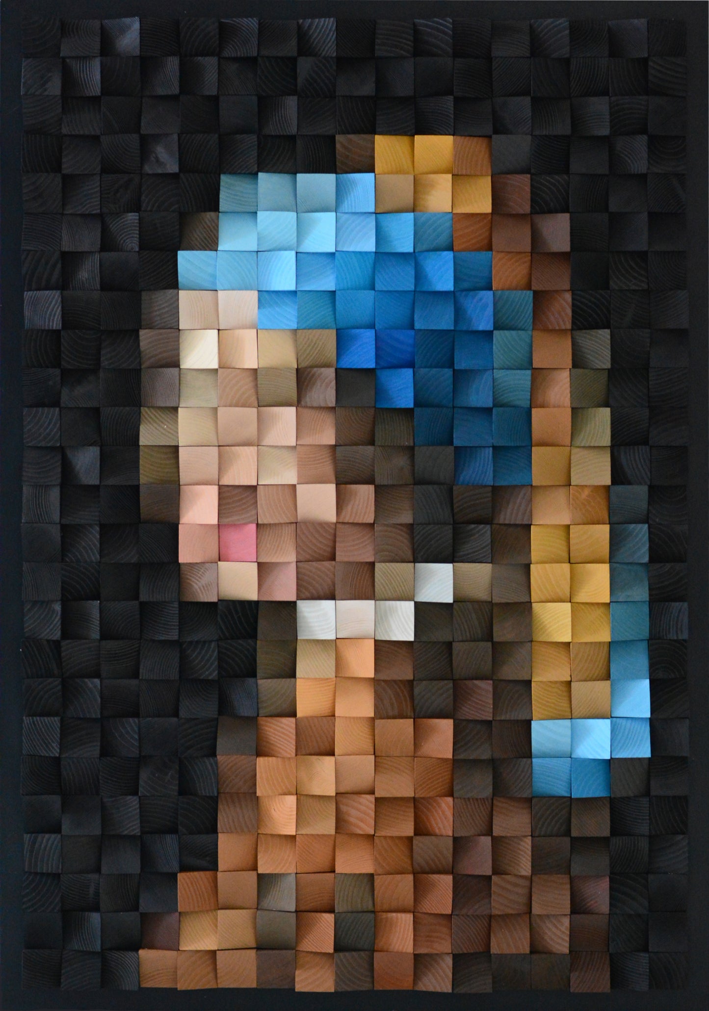 Wooden Art "Girl with a pearl earring"