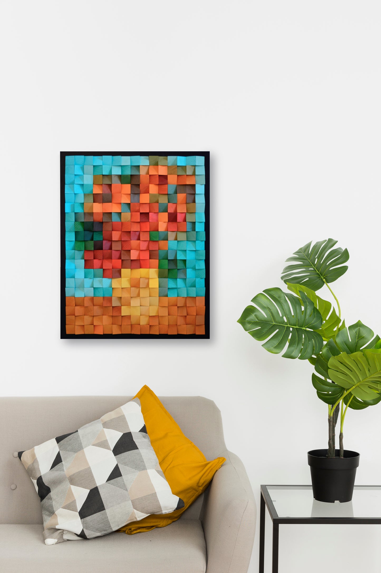 Wooden Art "Sunflowers"