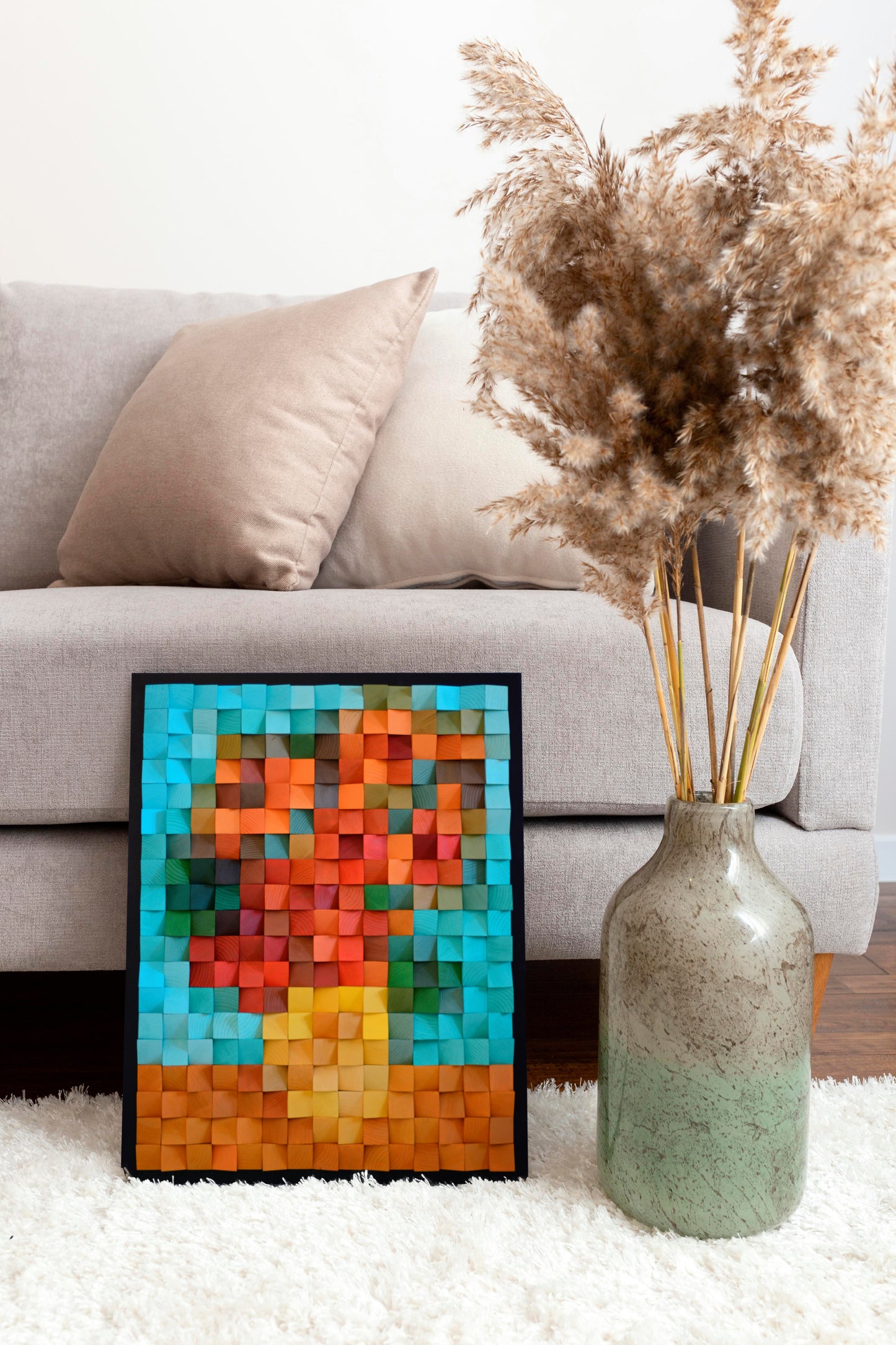 Wooden Art "Sunflowers"
