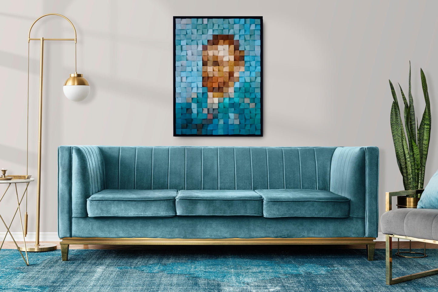 Wood Art Van Gogh Autoportrait