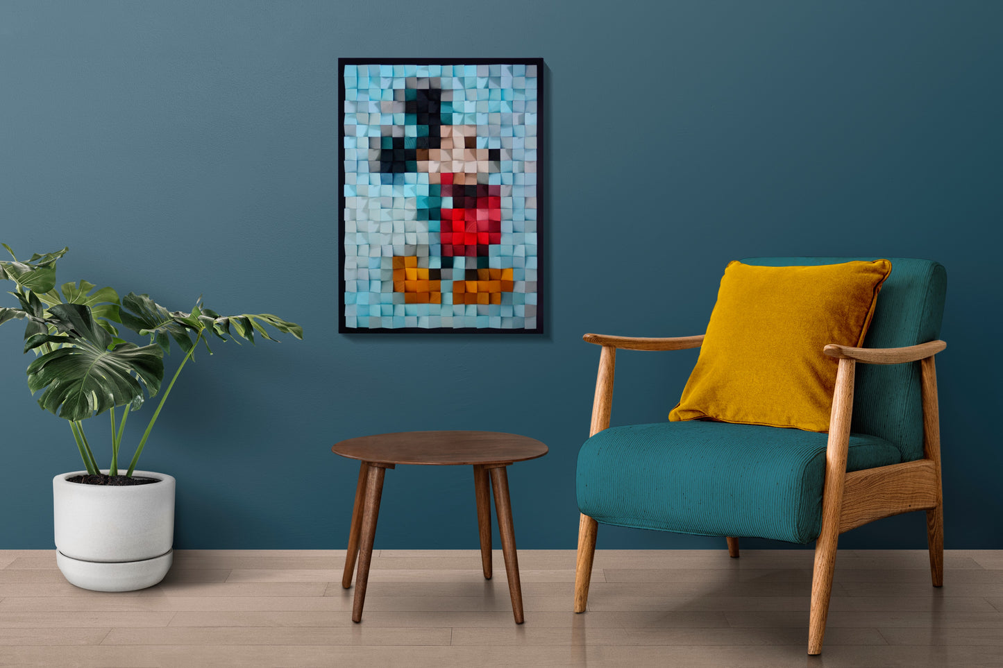 Wooden Art "Mickey Mouse"