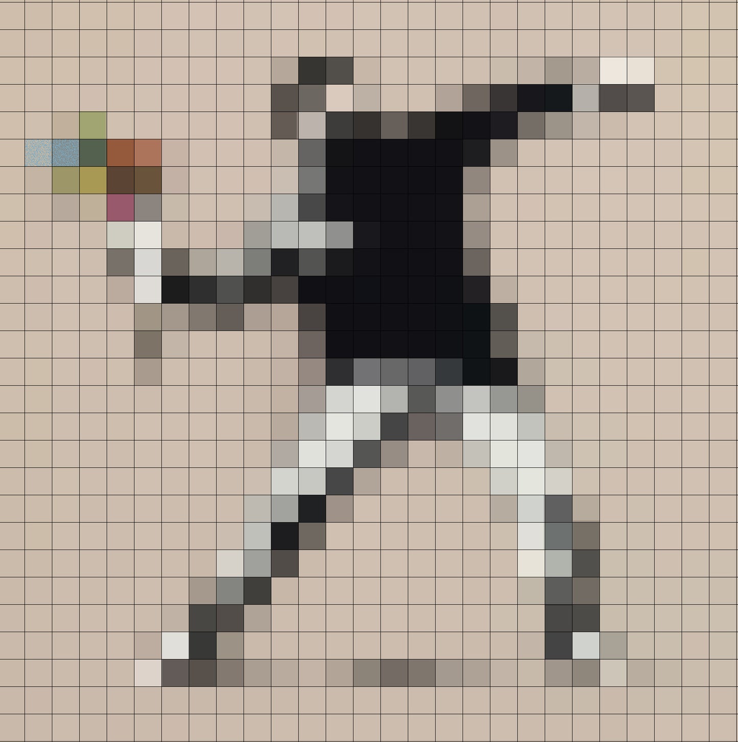 Wooden art  "Flower thrower"