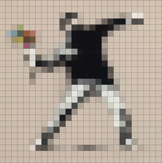 Wooden art  "Flower thrower"