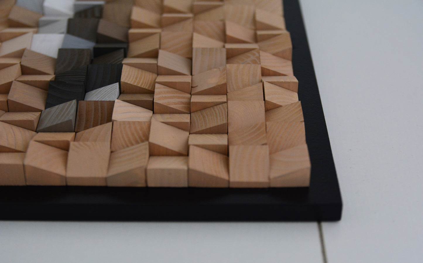 Wooden art  "Flower thrower"