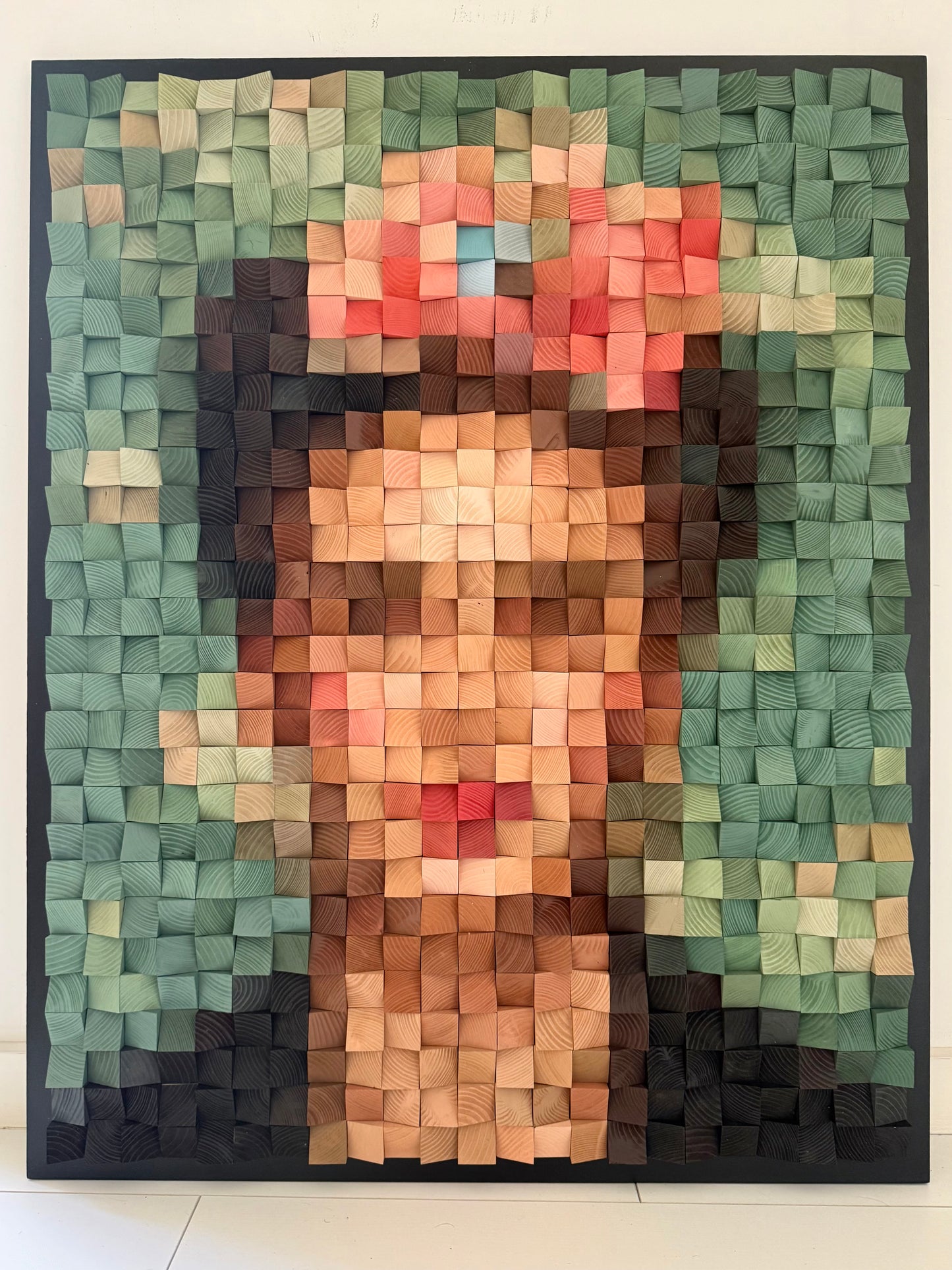 Wooden art “Frida”